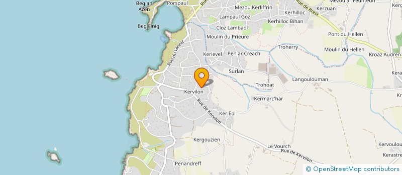 localisation de l'entreprise S.C.I. TIMON  PLOUARZEL