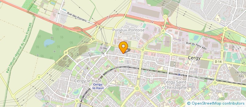 localisation de l'entreprise S.C.I. TIOPERE  CERGY