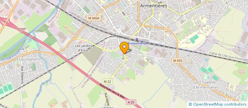 localisation de l'entreprise S.C.I. TIZIRIT  LA CHAPELLE-D'ARMENTIERES