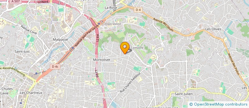 localisation de l'entreprise S.C.I. TKP à MARSEILLE