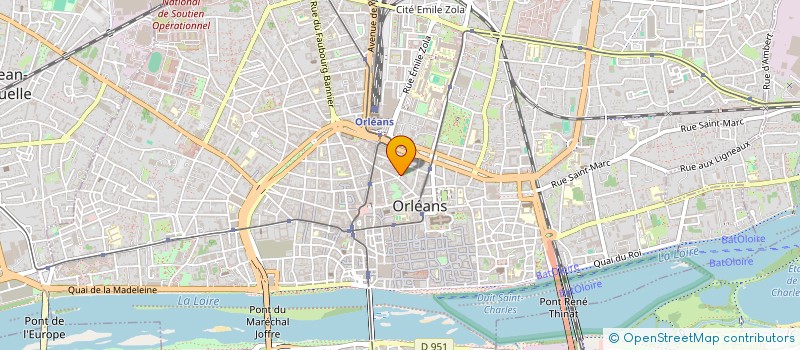 localisation de l'entreprise S.C.I. TOM & COMPAGNIE à ORLEANS