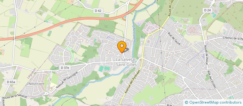 localisation de l'entreprise S.C.I TOPASE  LA SALVETAT-SAINT-GILLES