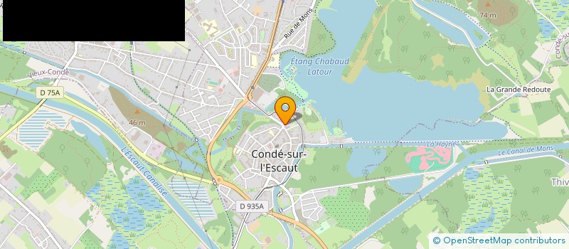 localisation de l'entreprise S.C.I. TOULET  CONDE-SUR-L'ESCAUT