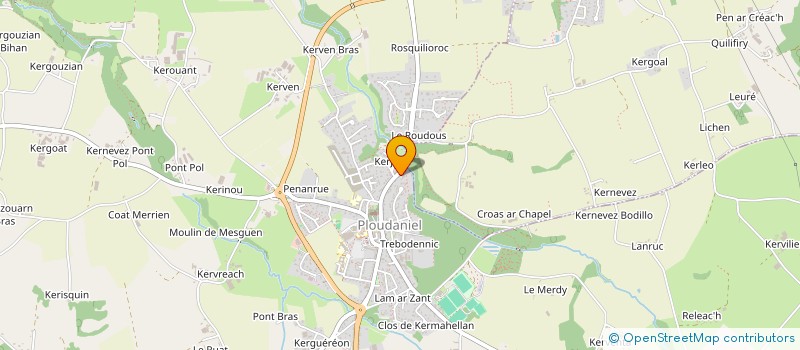 localisation de l'entreprise S.C.I TOURNESOL  PLOUDANIEL