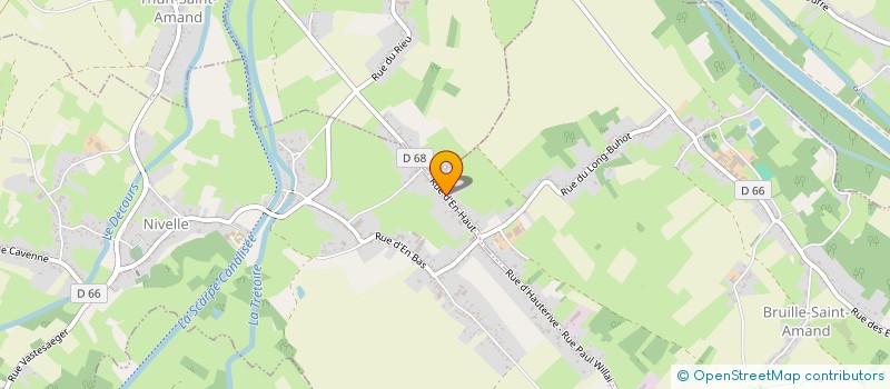 localisation de l'entreprise S.C.I. TOUZE  BRUILLE-SAINT-AMAND