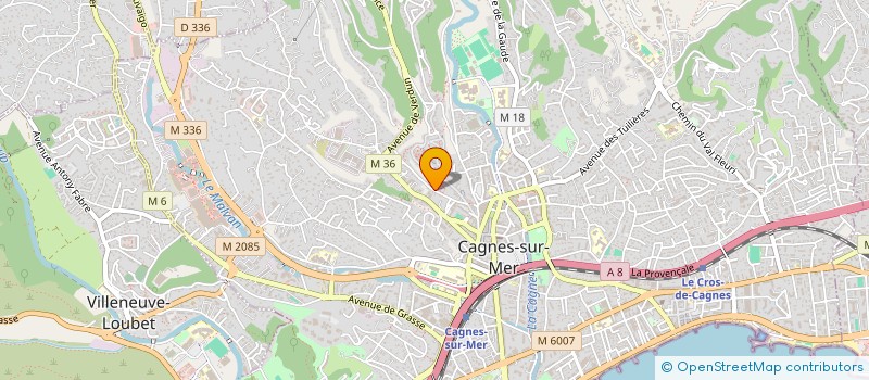 localisation de l'entreprise S.C.I. TOV IMMOBILIER à CAGNES-SUR-MER