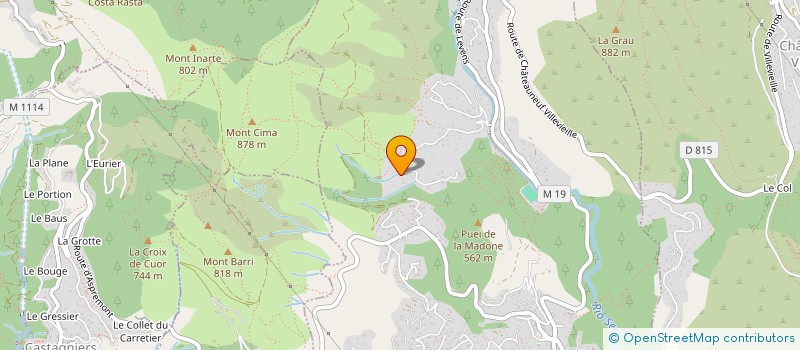 localisation de l'entreprise S.C.I. TRANSLOC INVEST  TOURRETTE-LEVENS