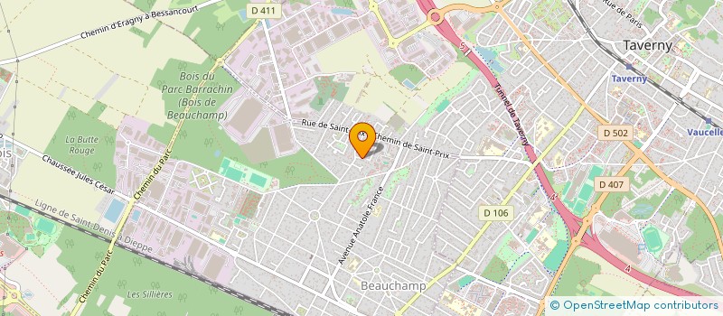 localisation de l'entreprise S.C.I TRINITY  BEAUCHAMP