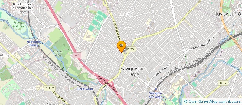 localisation de l'entreprise S.C.I. TRK à SAVIGNY-SUR-ORGE