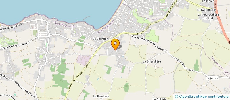 localisation de l'entreprise S.C.I. TROBY à LA PLAINE-SUR-MER