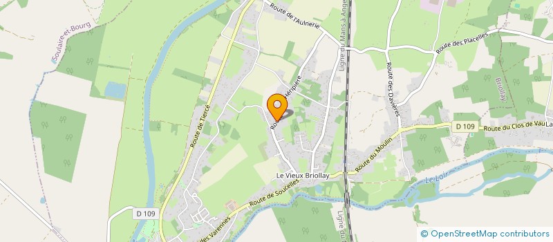 localisation de l'entreprise S.C.I. TSM  BRIOLLAY