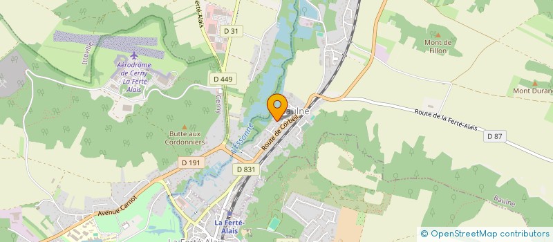 localisation de l'entreprise S.C.I. TY BIHAN AR NAWEL  BAULNE