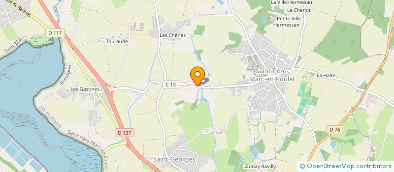 localisation de l'entreprise S.C.I. TY-DOL  SAINT-PERE-MARC-EN-POULET