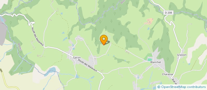 localisation de l'entreprise S.C.I. TYMJAC  CREUZIER-LE-NEUF