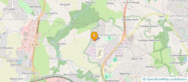 localisation de l'entreprise S.C.I. UNANYME à VANNES