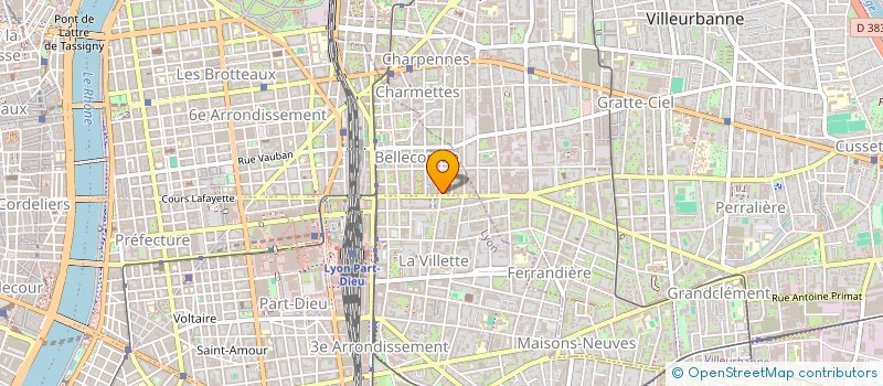 localisation de l'entreprise S.C.I UNION PATRIMOINE  LYON