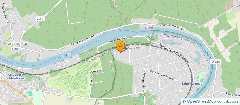 localisation de l'entreprise S.C.I. URSACHI  SAINT-FARGEAU-PONTHIERRY