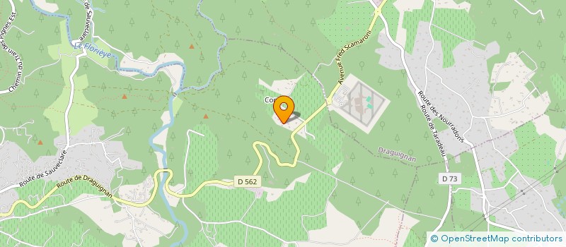 localisation de l'entreprise S.C.I. V.A.M.  LORGUES