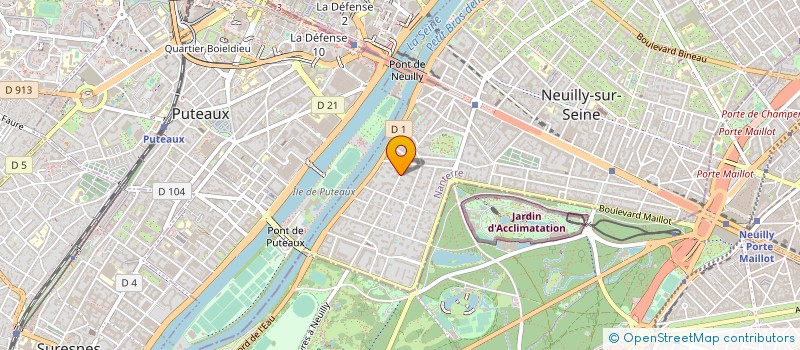 localisation de l'entreprise S.C.I. VACANSOU à NEUILLY-SUR-SEINE