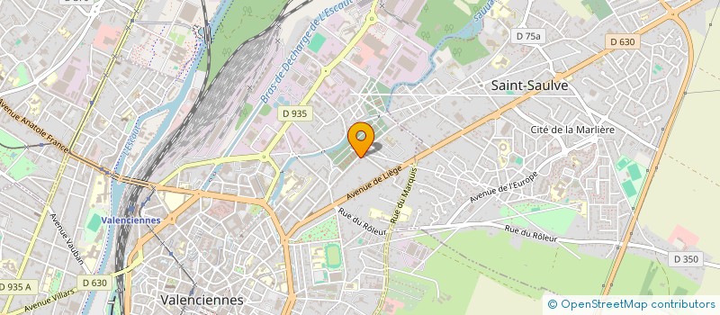 localisation de l'entreprise S.C.I. VALCHESNOIS  VALENCIENNES