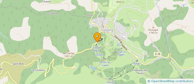 localisation de l'entreprise S.C.I. VALDEPHIL  GUILLAUMES