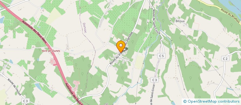 localisation de l'entreprise S.C.I VALMONT  DONZAC