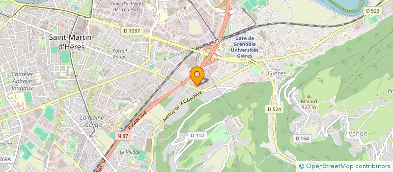 localisation de l'entreprise S.C.I VAMA  SAINT-MARTIN-D'HERES