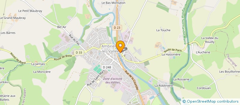 localisation de l'entreprise S.C.I. VAN DAMME  AMBRIERES-LES-VALLEES