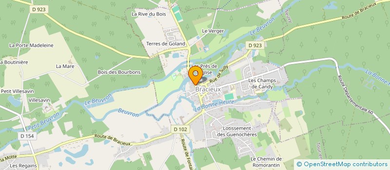 localisation de l'entreprise S.C.I. VAN DER WENDE  BRACIEUX