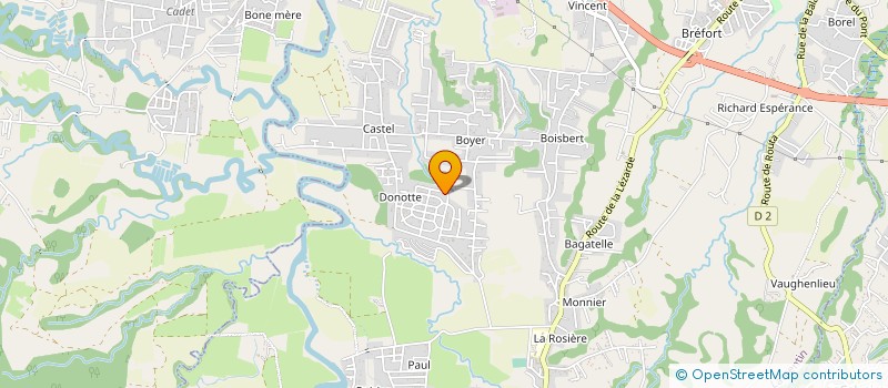 localisation de l'entreprise S C I  VARIB  LAMENTIN