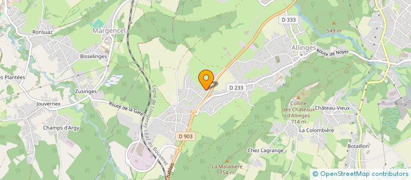 localisation de l'entreprise S.C.I. VARIO +  CERVENS