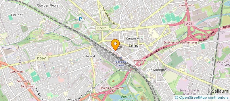 localisation de l'entreprise S C I VARNA  LENS