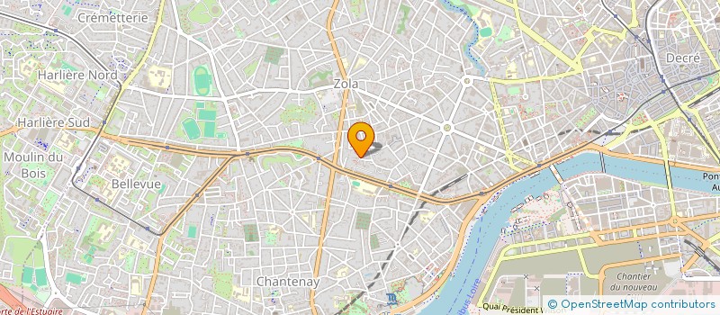 localisation de l'entreprise S.C.I. VAUCANSON-APPERT  NANTES