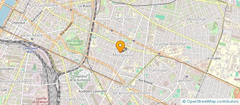 localisation de l'entreprise S.C.I. VAXORELE  LYON