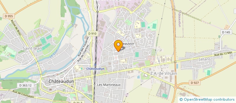 localisation de l'entreprise S.C.I. VELIBAT à CHATEAUDUN