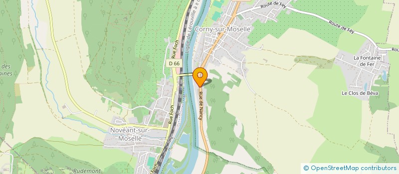 localisation de l'entreprise S C I VERDI  CORNY-SUR-MOSELLE