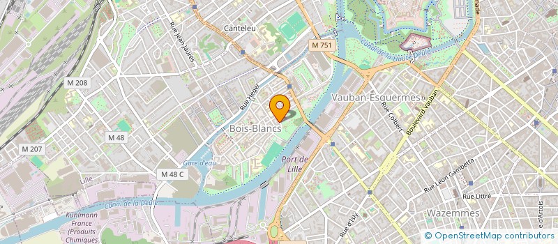 localisation de l'entreprise S.C.I VERVACHE à LILLE