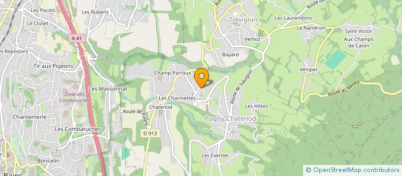 localisation de l'entreprise S.C.I. VESTA  PUGNY-CHATENOD