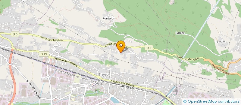 localisation de l'entreprise S.C.I. VETOLOC  THYEZ