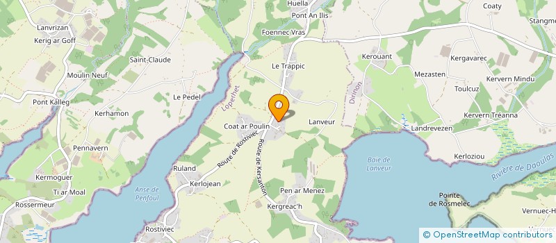 localisation de l'entreprise S.C.I. VGX52  LOPERHET