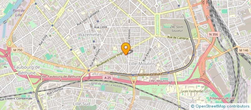 localisation de l'entreprise S.C.I VICMAG à LILLE