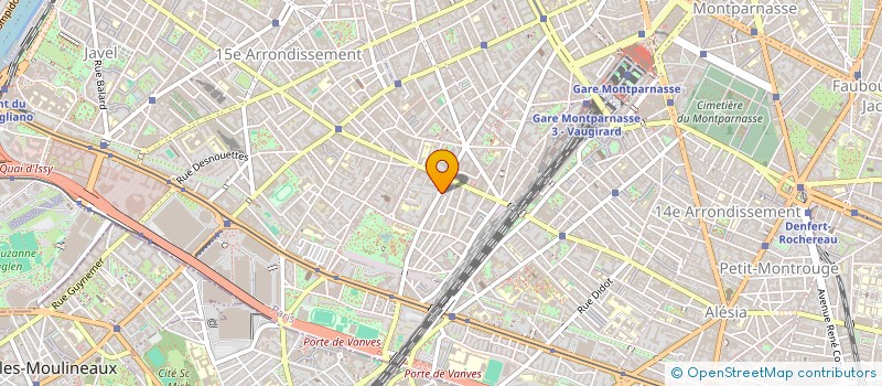 localisation de l'entreprise S.C.I. VICTOR à PARIS