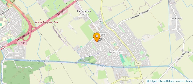 localisation de l'entreprise S C I VICTORIA DK  TETEGHEM-COUDEKERQUE-VILLAGE