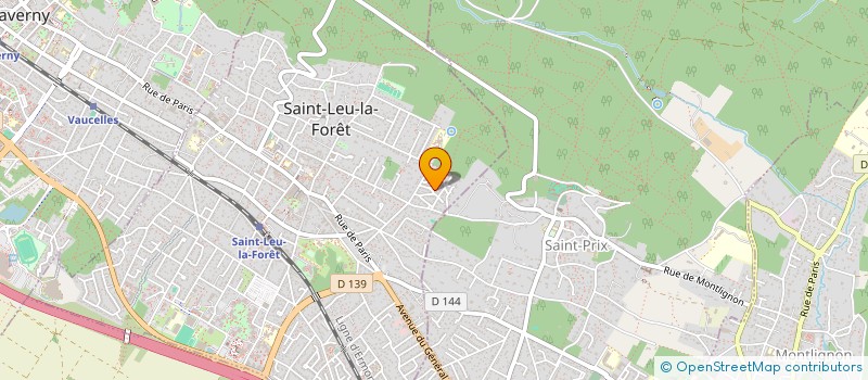 localisation de l'entreprise S.C.I VIFRAN  SAINT-LEU-LA-FORET