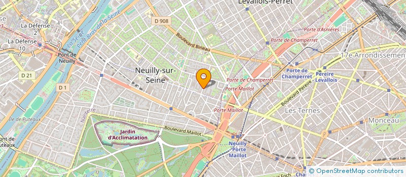 localisation de l'entreprise S.C.I. VIGA à NEUILLY-SUR-SEINE