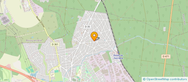 localisation de l'entreprise S.C.I. VIGNES DU GLACIS  OZOIR-LA-FERRIERE