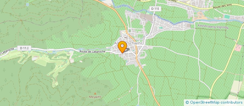 localisation de l'entreprise S.C.I VIGNOBLE ET RIED  AMMERSCHWIHR