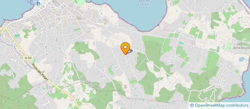 localisation de l'entreprise S.C.I. VILLA TABOU  SAINT-TROPEZ