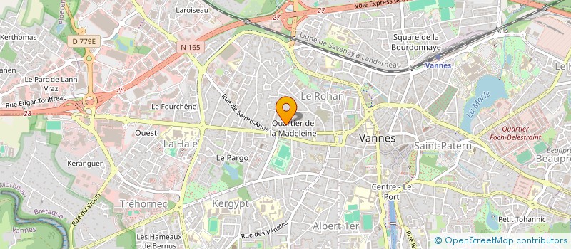 localisation de l'entreprise S.C.I. VILOUANNE à VANNES