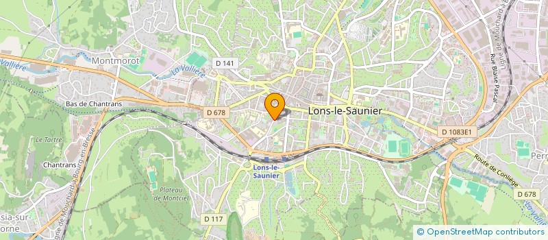 localisation de l'entreprise S.C.I VITAL  LONS-LE-SAUNIER